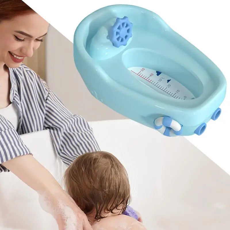 Baby Bath Temperature Toddler Bath Floating Temp Gauge Fast-Reading Waterproof Baby Bathtub Temperature Toy For Travel Nursery Zpaxo