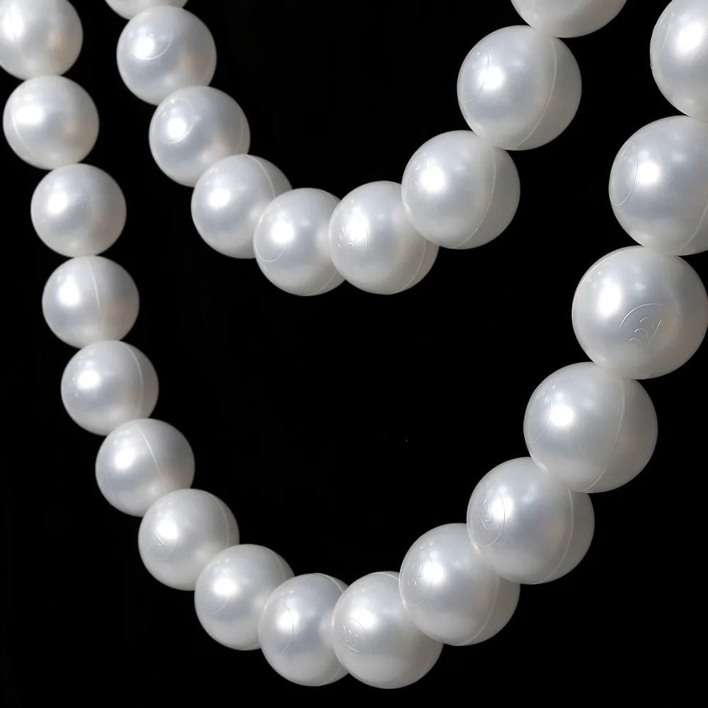 Wedding Backdrop Decor Faux Pearl Garland DIY Beaded Wreath White