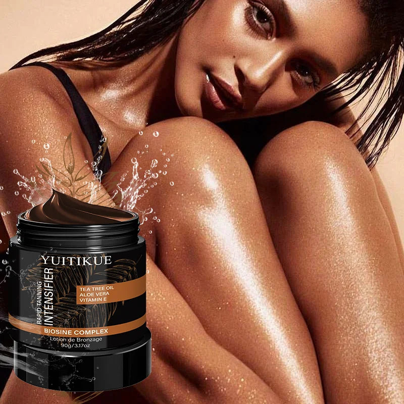 YUITIKUE Self-Tanning Intensifier Cream – No Sun Bronze Glow Self Tanning Cream Zpaxo Default Title