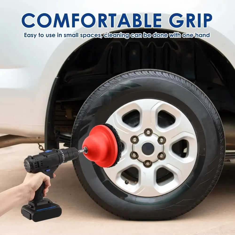Wheel Hub Brush Grinder Cleaning Rotor Effective Grinding Discs Sturdy Zpaxo