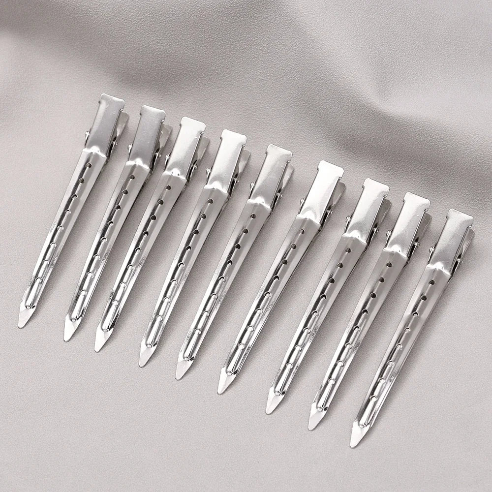Woman Hair Care Clips Metal Steel Hairdressing Sectioning Clip Clamps