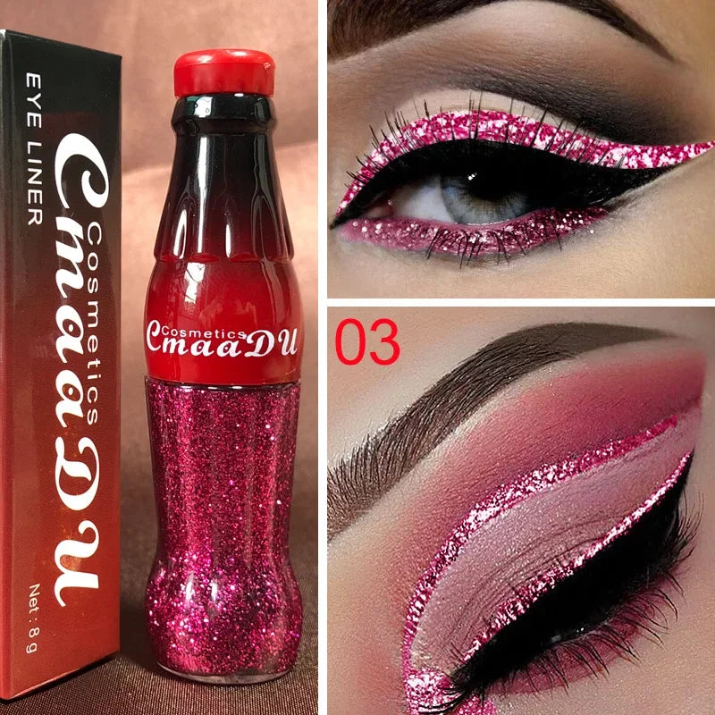 Waterproof Glitter Eyeliner and Eyeshadow Stick Set - Vibrant, Long-Lasting Colors for Flawless Eye Makeup, Ideal for Parties an Zpaxo KLPYXY-03 REFILL