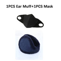 Pearl Faux Fur Ear Muffs & Mask Set – Unisex Winter Warmth
