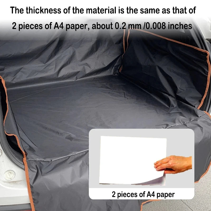 SUV Cargo Liner Waterproof Trunk Seat Cover Back Area Universal Fit