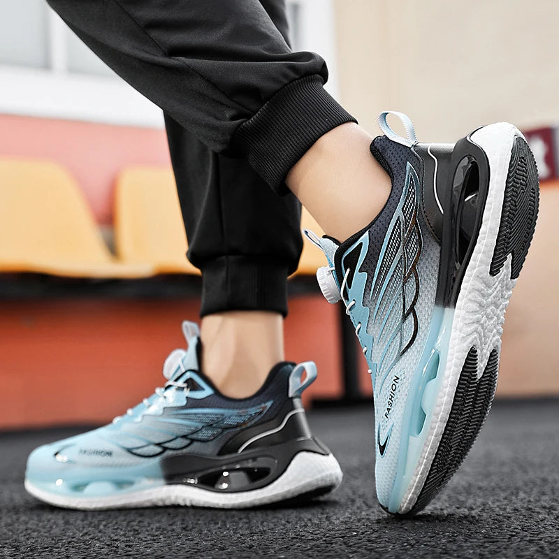 Men's Casual Sneakers Luxury Trainer Shoes Breathable Race Running