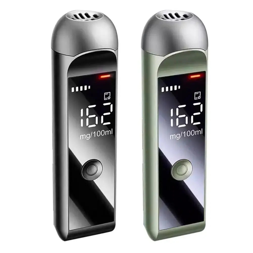 High Accuracy Alcohol Breathalyzer Tester Digital Display LED Display Professional Breathalyzer Fast Response Blowing Type Zpaxo