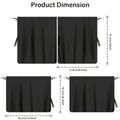 Car Privacy Curtain Window Shade Travel Nap Night Camping Detachable