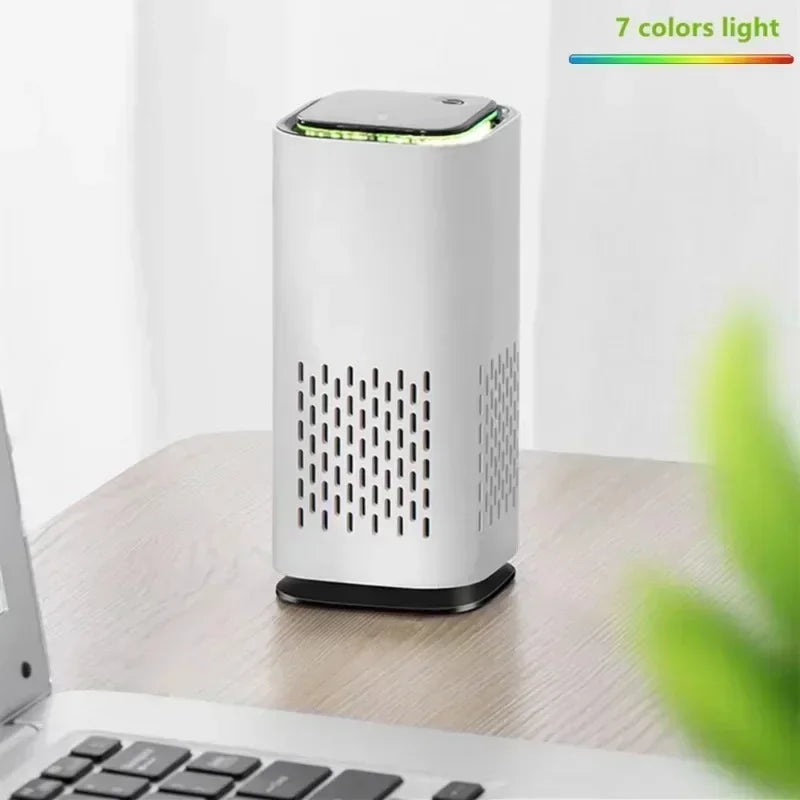 Portable HEPA Air Purifier – Smoke & Odor Filter for Car & Home