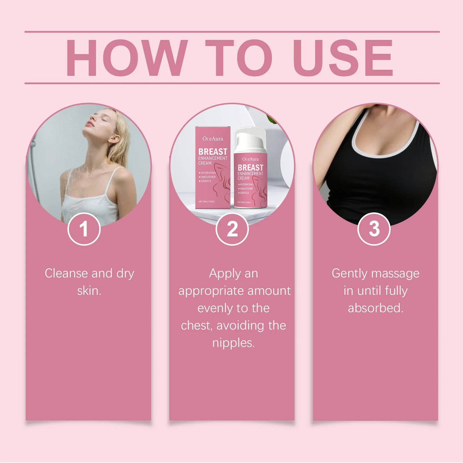 Luxury Bust & Decolletage Cream 50g Retinol Enriched Formula for Skin Nourishment Intensive Moisturizing & Smoothing Bodycare Zpaxo