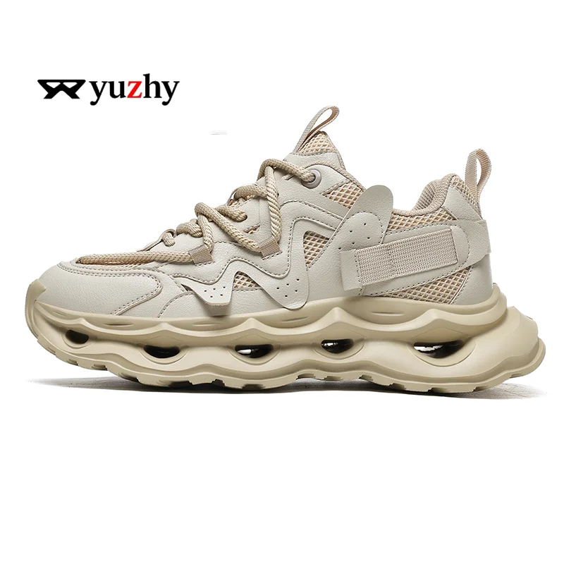 Men's Casual Sneakers Luxury Trainer Shoes Breathable Race Running