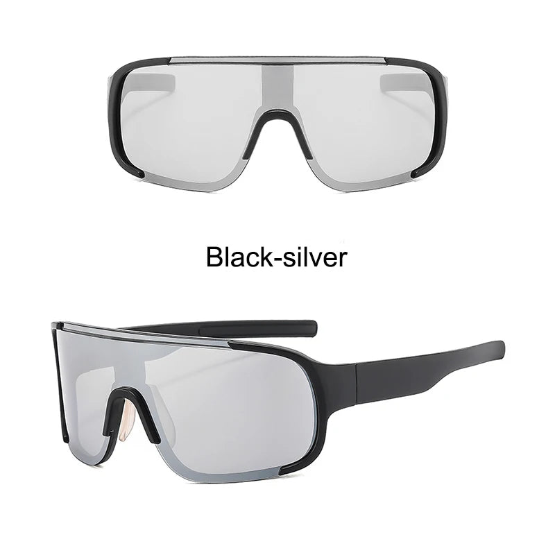 Sports Sunglasses MTB Men Women Fashion Glasses UV400 Eyewear Climbing Runing Fishing Cycling outdoors Road Bicycle Goggles Zpaxo black frame