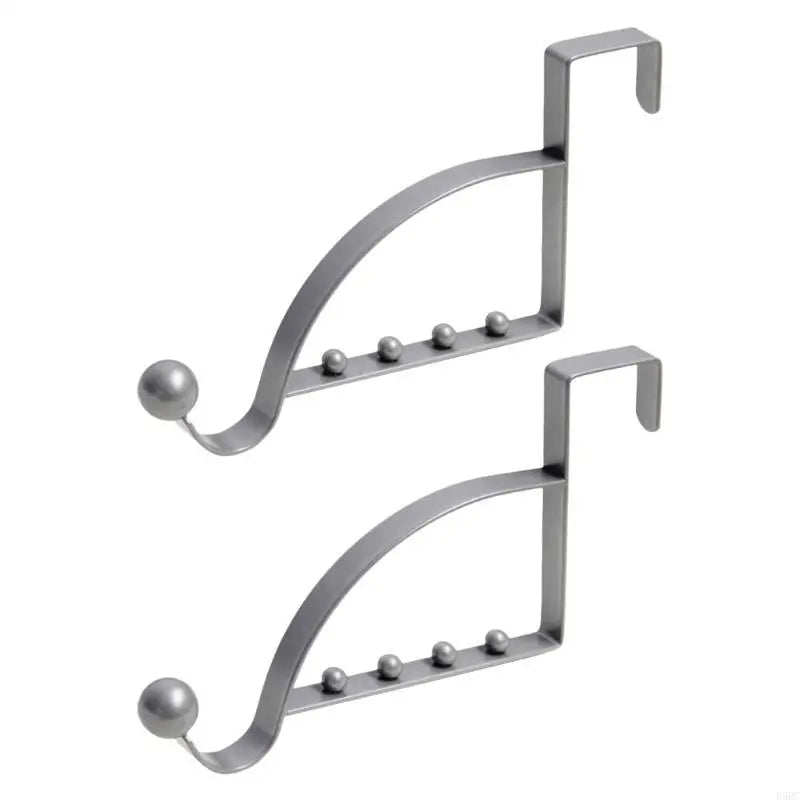 Over The Door Hooks for Hangers Strong Over Door Hook for Hanging Clothes,Towels,Robes,Hats,Bags Scarves and More Zpaxo
