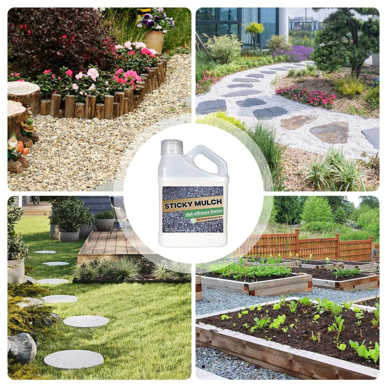 Quick Drying Landscape Adhesive Clear Waterproof Glue Rocks Sealer