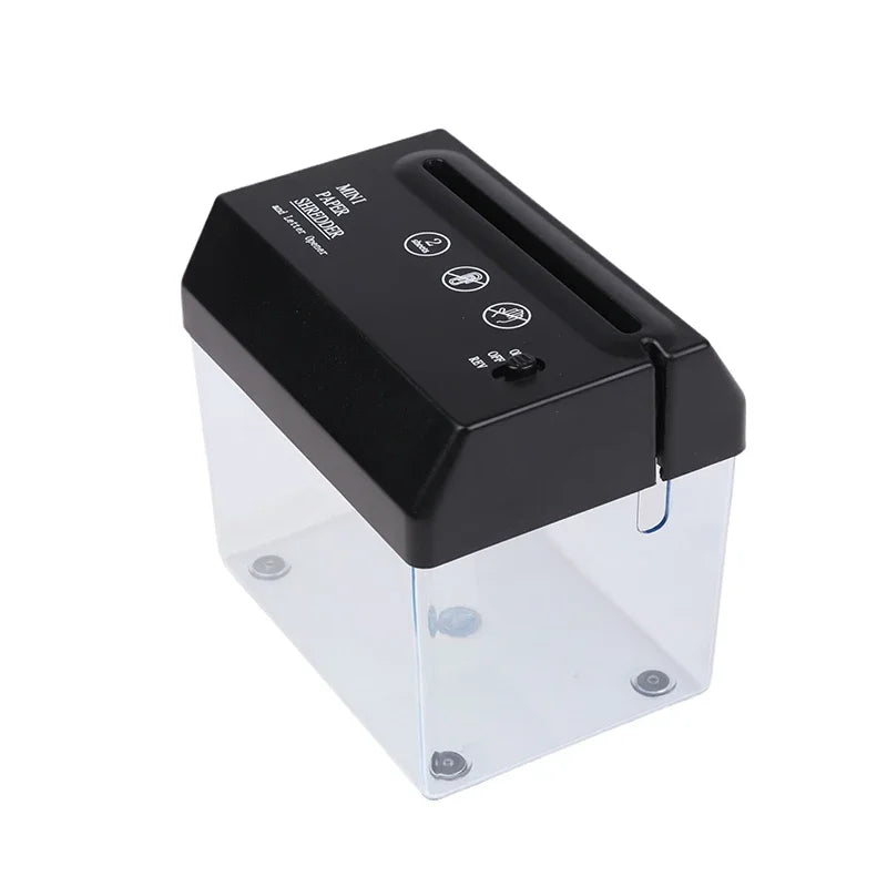A6 Portable Mini Paper Shredder Electric USB Battery Operated Documents Paper Cutting Tool For Home Office Zpaxo