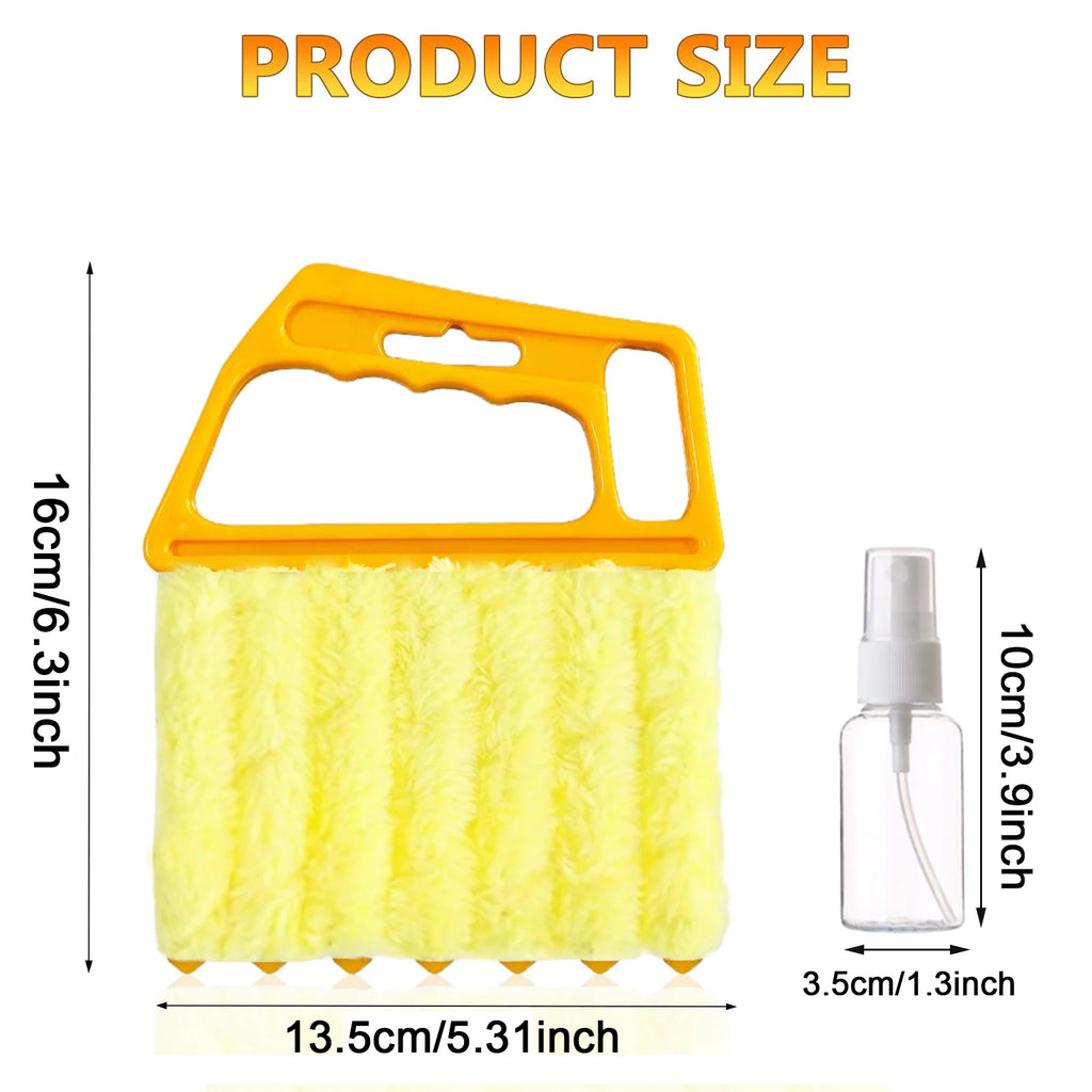 2-Pack Blind Cleaning Kit – Fiber Duster & Mist Spray Bottle
