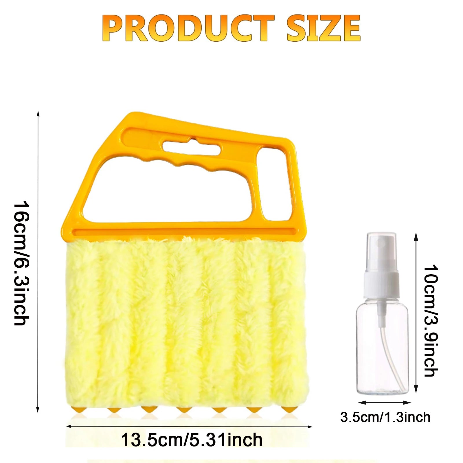 2-Pack Blind Cleaning Kit – Fiber Duster & Mist Spray Bottle