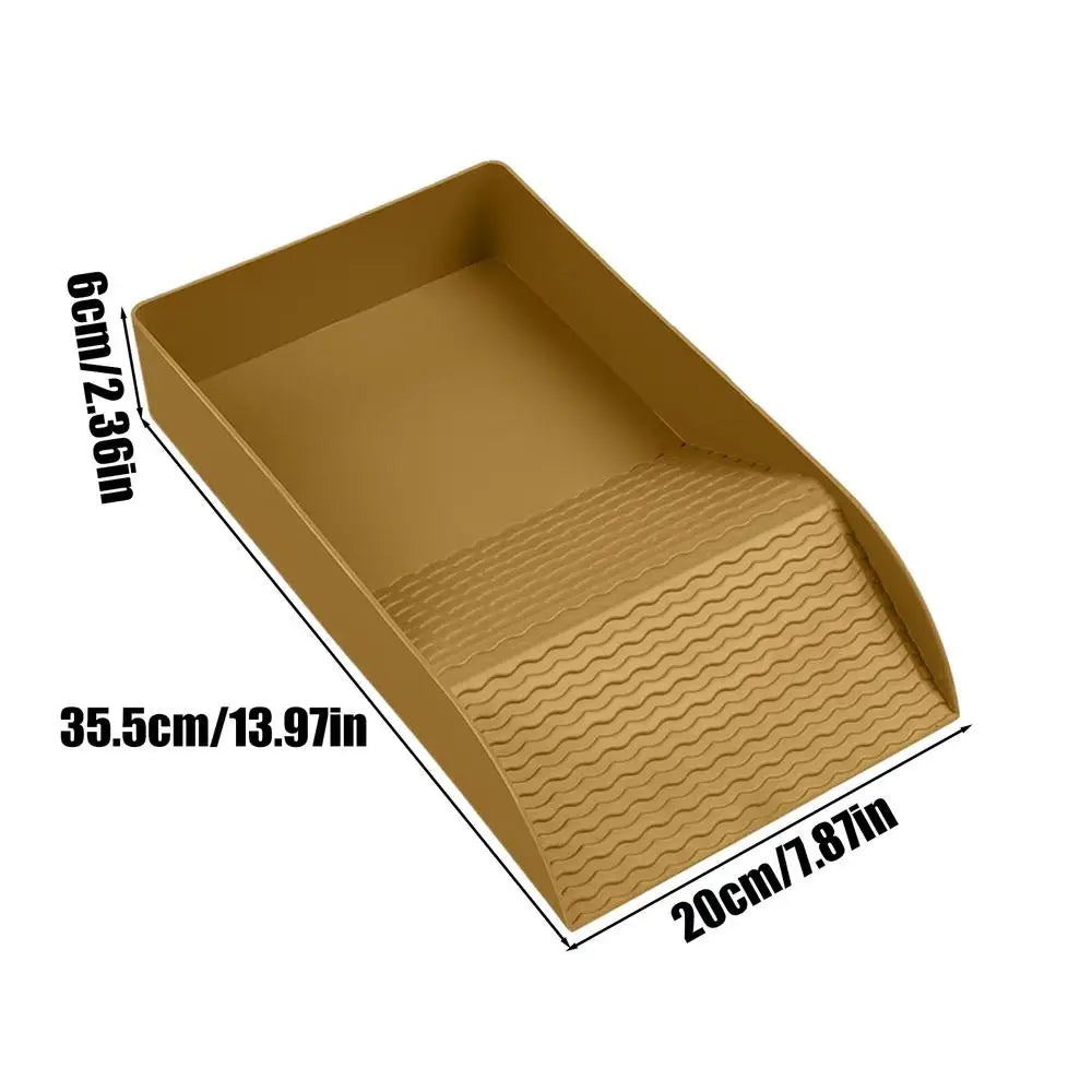 Turtle Water Bowl Reptile Bathing Dish Ramp Aquarium Ornament Bearded Zpaxo L