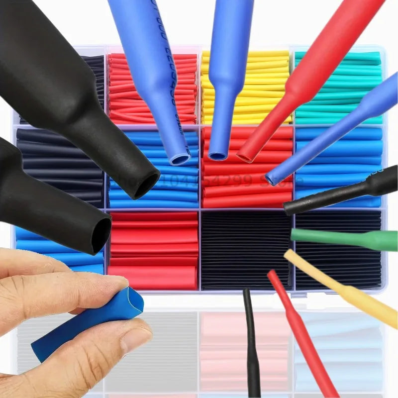 Et Polyolefin Shrinking Assorted Heat Shrink Tube Wire Cable Insulated Sleeving Tubing Set Shrinking Heat Shrinkable Tubing Zpaxo