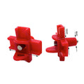 5 Chicken Feeder Nipples Cross 360 Angle Automatic Water Drinking