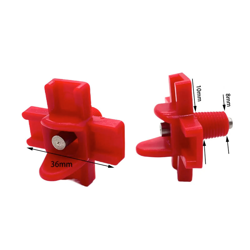 5 Chicken Feeder Nipples Cross 360 Angle Automatic Water Drinking