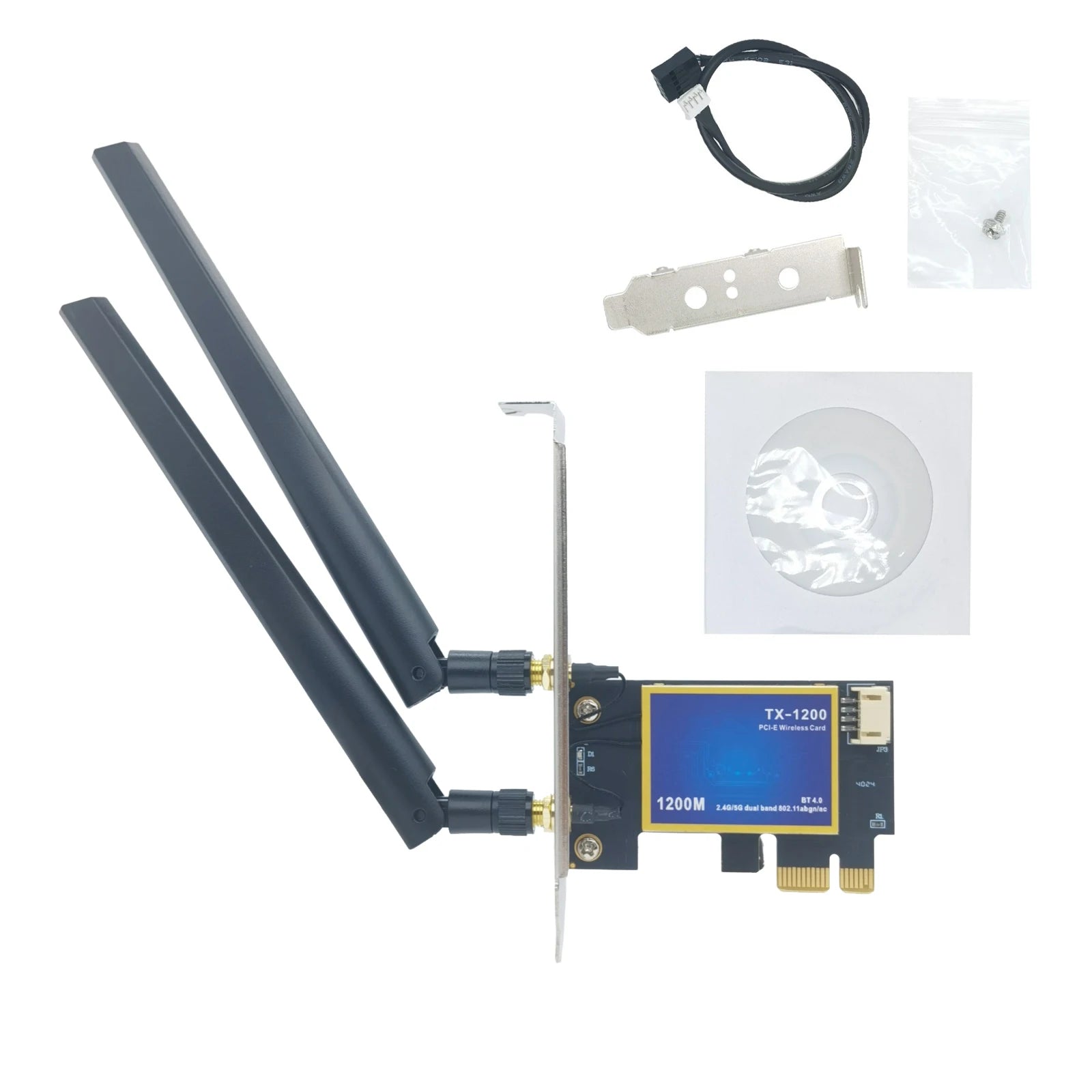 867Mbps TX-1200 PCIE Wifi Card Adapter Bluetooth 4 0 Dual Band 5Ghz