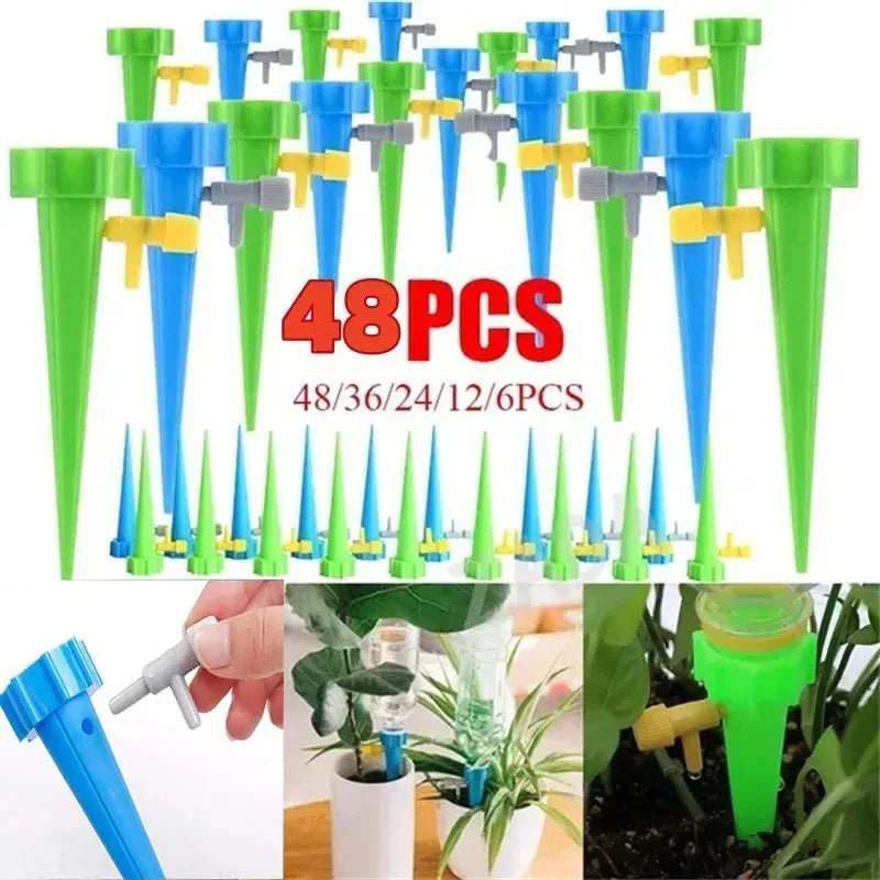 Self Watering Spikes – Drip Irrigation Kit for Indoor Plants