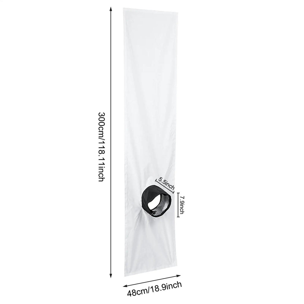 Air Conditioner Sealing Cloth Single Hole Strip Window Soft Baffle
