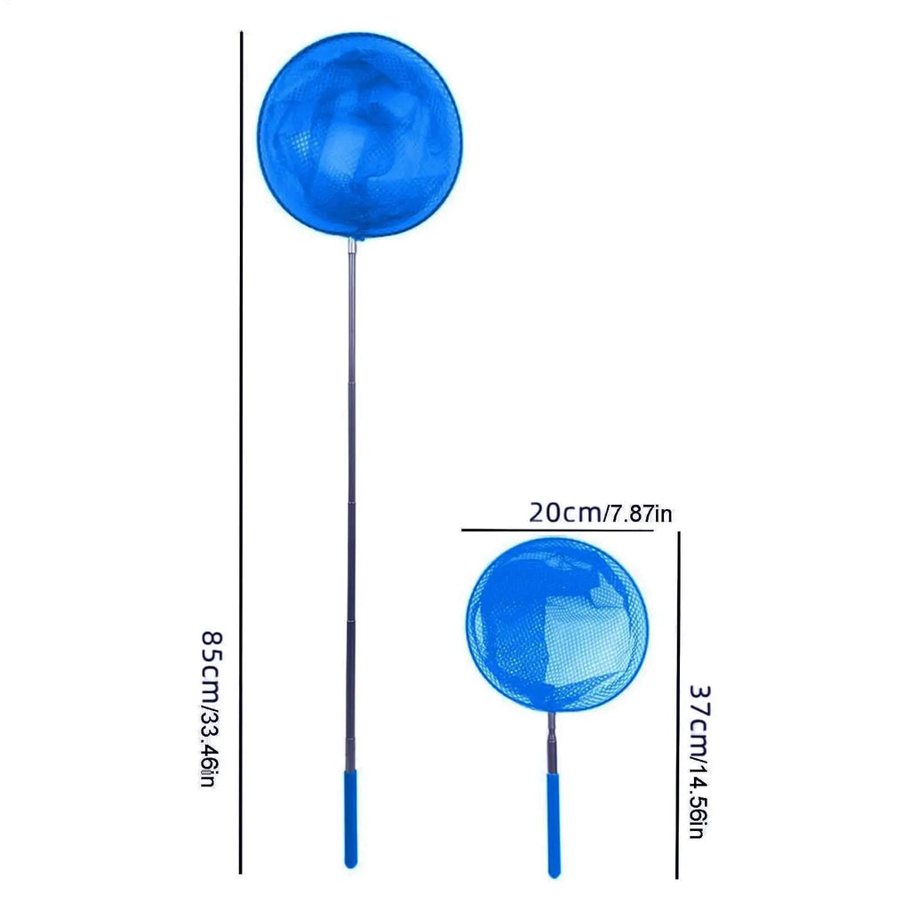 Professional Leaf Rake Deep Bag Swimming Pool Skimmer Net Telescopic