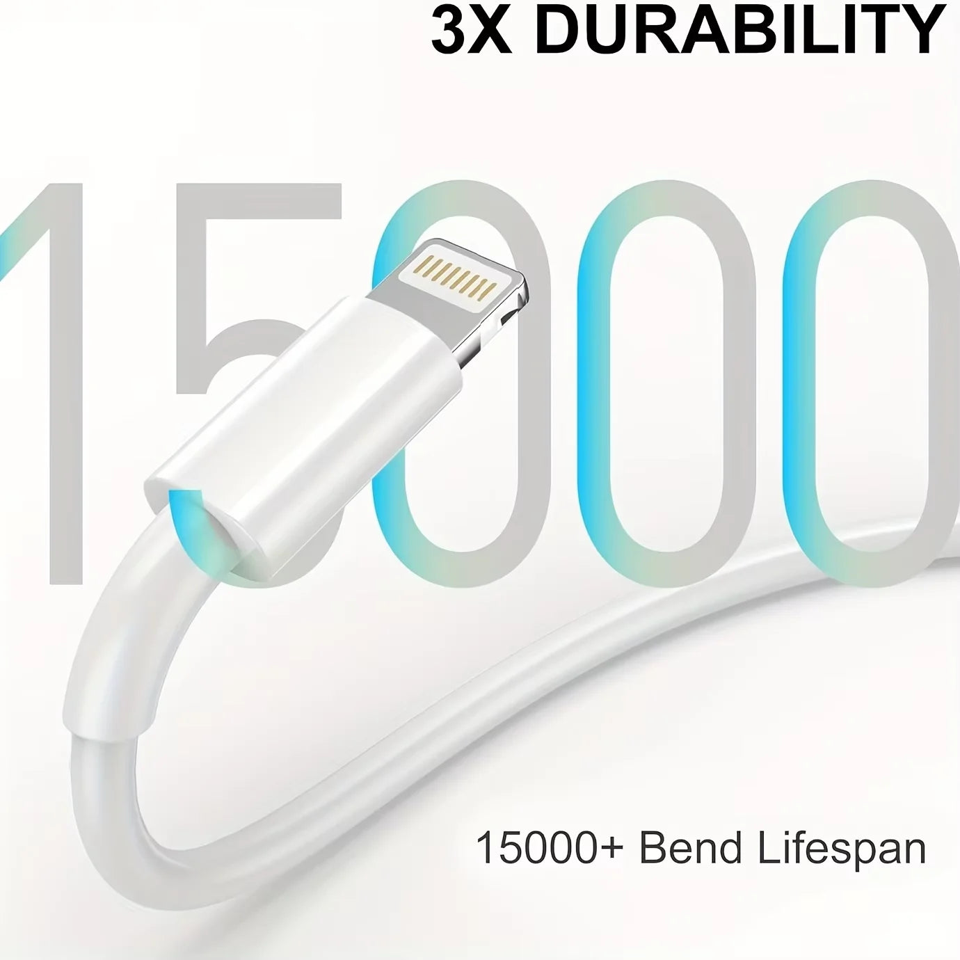 MFI Certified Charger Cable Suitable Iphone 10 FT USB Lightning Data