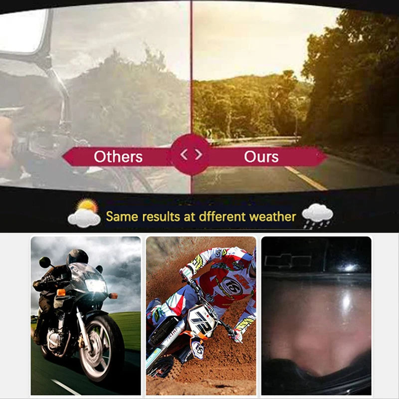 Motorcycle Helmet Anti-fog Film Rain Durable Nano Coating Sticker