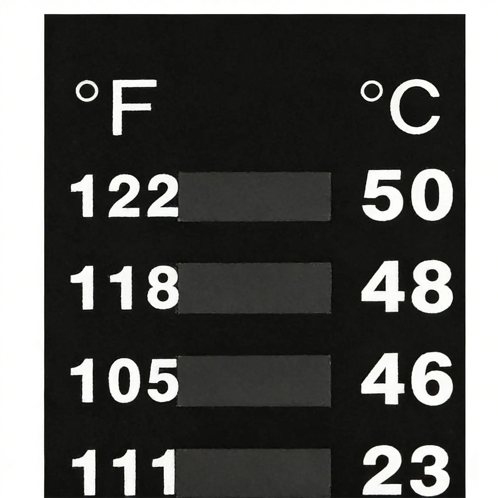 Stick Temperature Strip LCD Environmental Tracking Sticker Detection