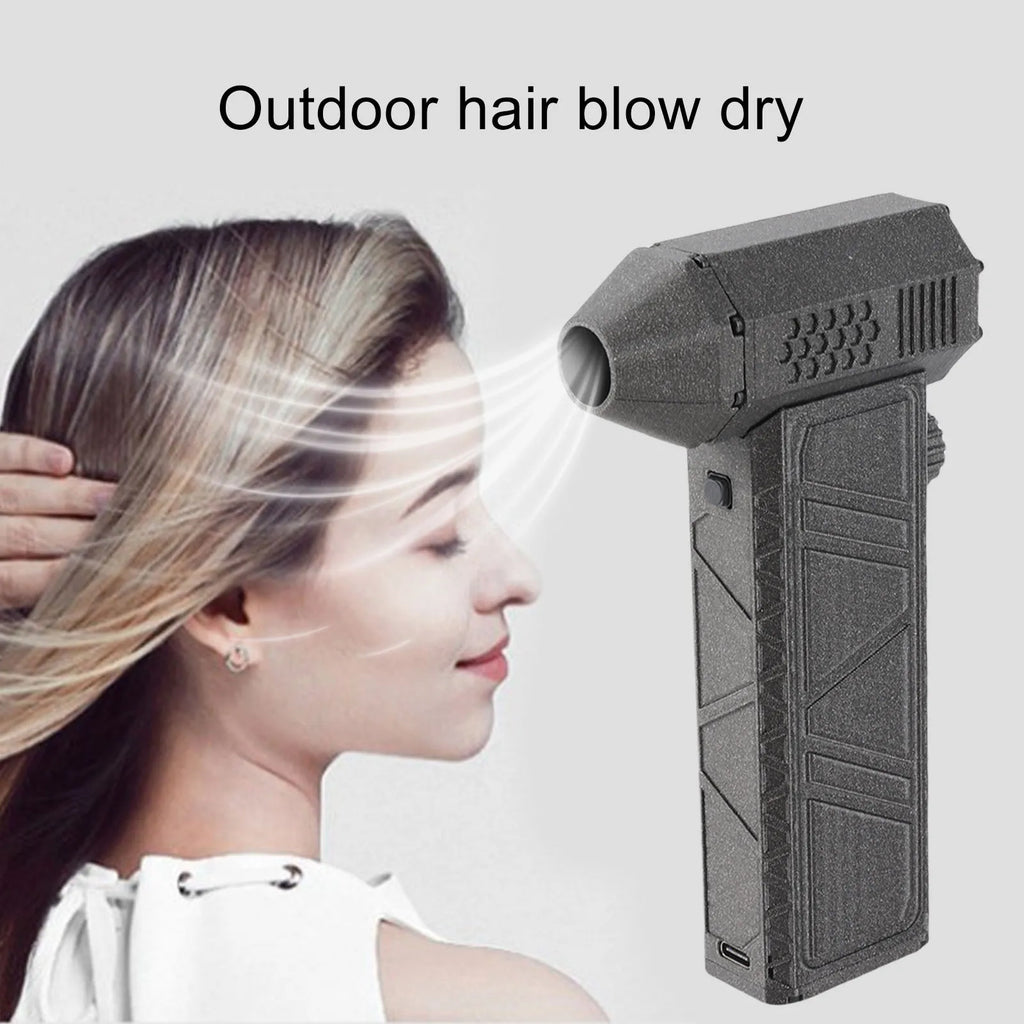 Jet Dry Blower 300000RPM Electric Air Duster Stepless Speed Adjustment Type C QC15W Fast Charging for Computer Keyboard Zpaxo