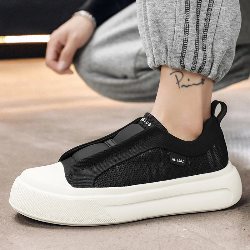 Men's Casual Sneakers Luxury Trainer Shoes Breathable Race Running