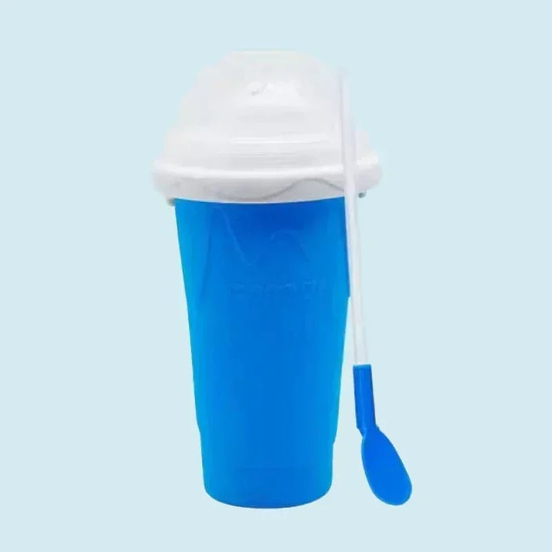 Kitchen Quick-Frozen Slushy Maker Cup Large Capacity Slushy Cup For Homemade Smoothies Juice Ice Cream Summer Squeeze Beker Tool Zpaxo Blue