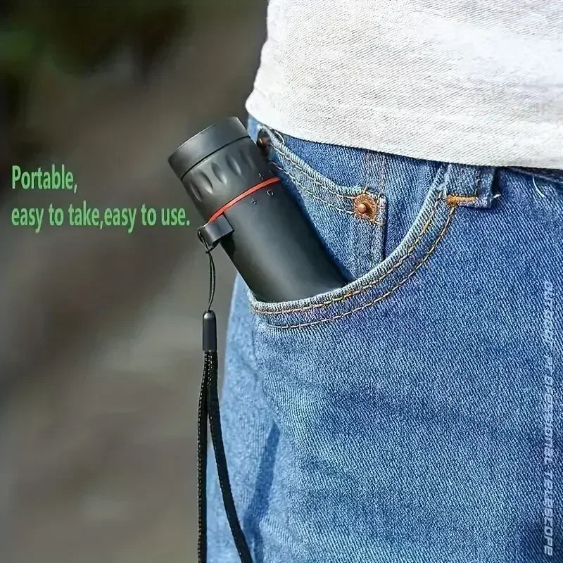 Mini 2000x25 HD Monocular Telescope with Phone Holder Monocular Telescope Zpaxo