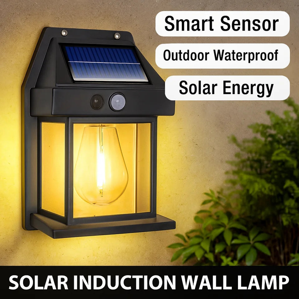 Solar Energy Wall Lamp Outdoor Courtyard Lamp Outdoor Waterproof Lighting Street Lamp Balcony Lamp Garden Solar Ambient Lamp Zpaxo