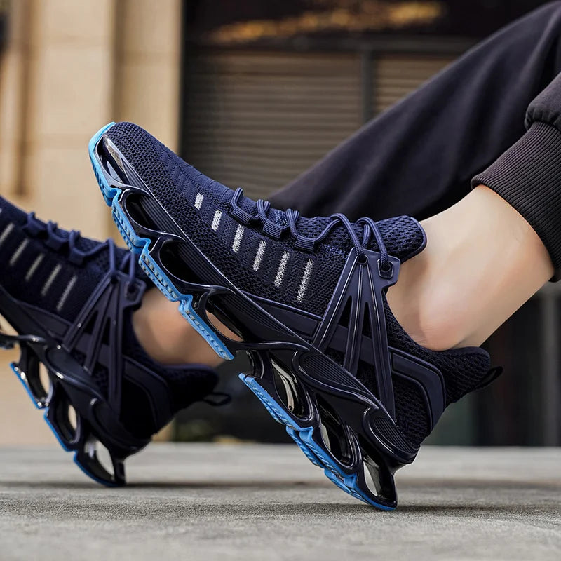 Men's Casual Sneakers Luxury Trainer Shoes Breathable Race Running