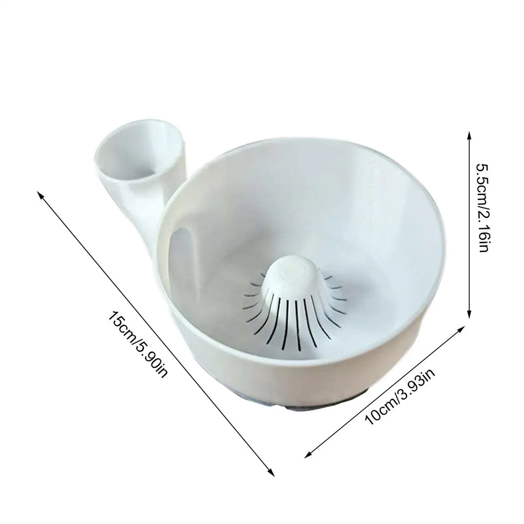 Automatic Fruit Wash Bowl 3D Printing Food Washing Spinner Red