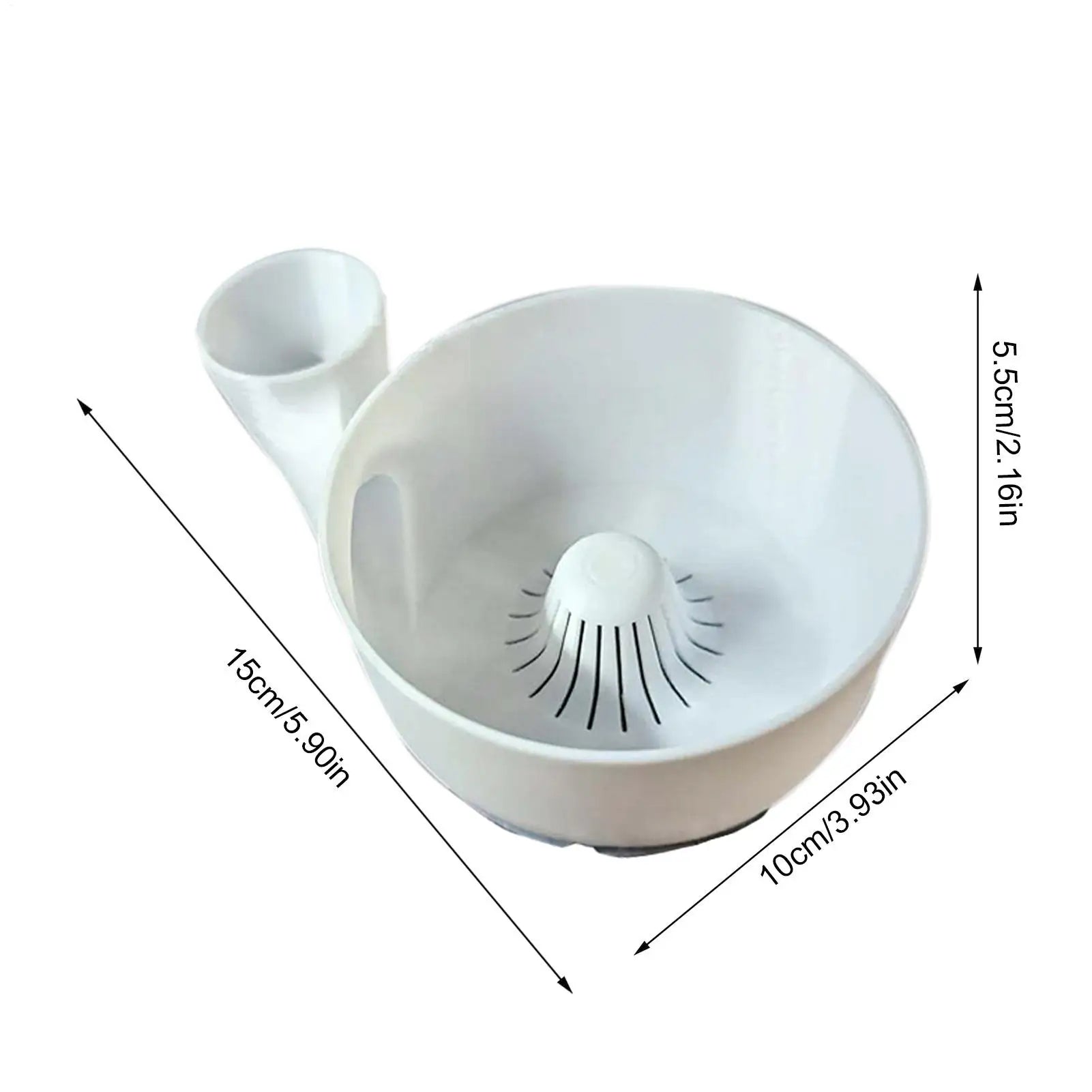 Automatic Fruit Wash Bowl 3D Printing Food Washing Spinner Red