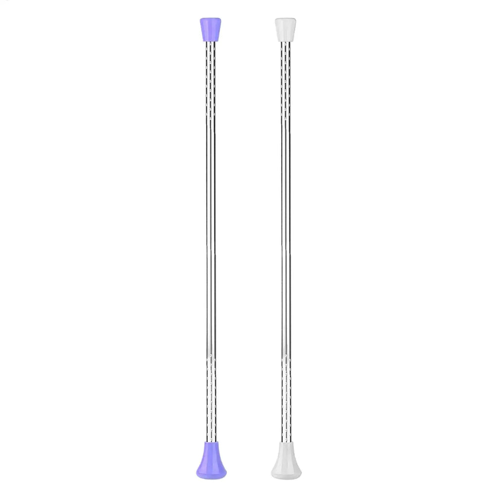 Twirling Baton Stainless Steel Dance Gymnastics Non-slip Handle