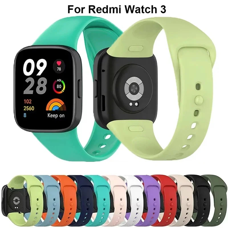 Silicone Strap Xiaomi Redmi Watch 3 Straps Replacement Watchband
