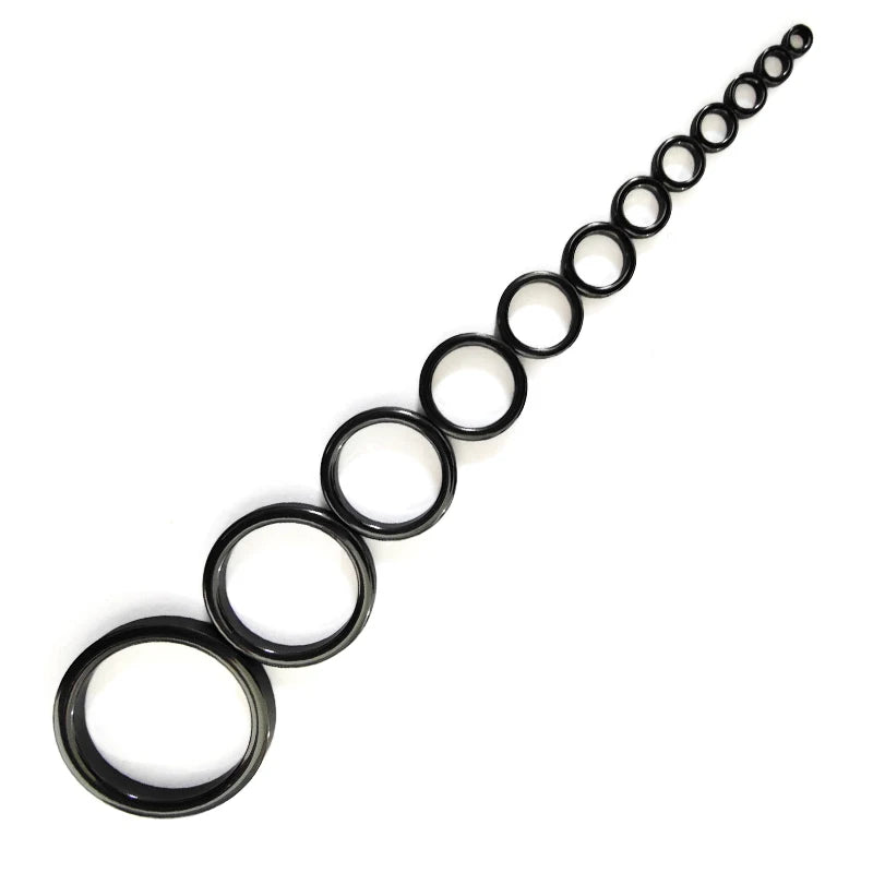 CM48Pcs Round Connector Ring Fishing Tackle Accessories Rod Guide
