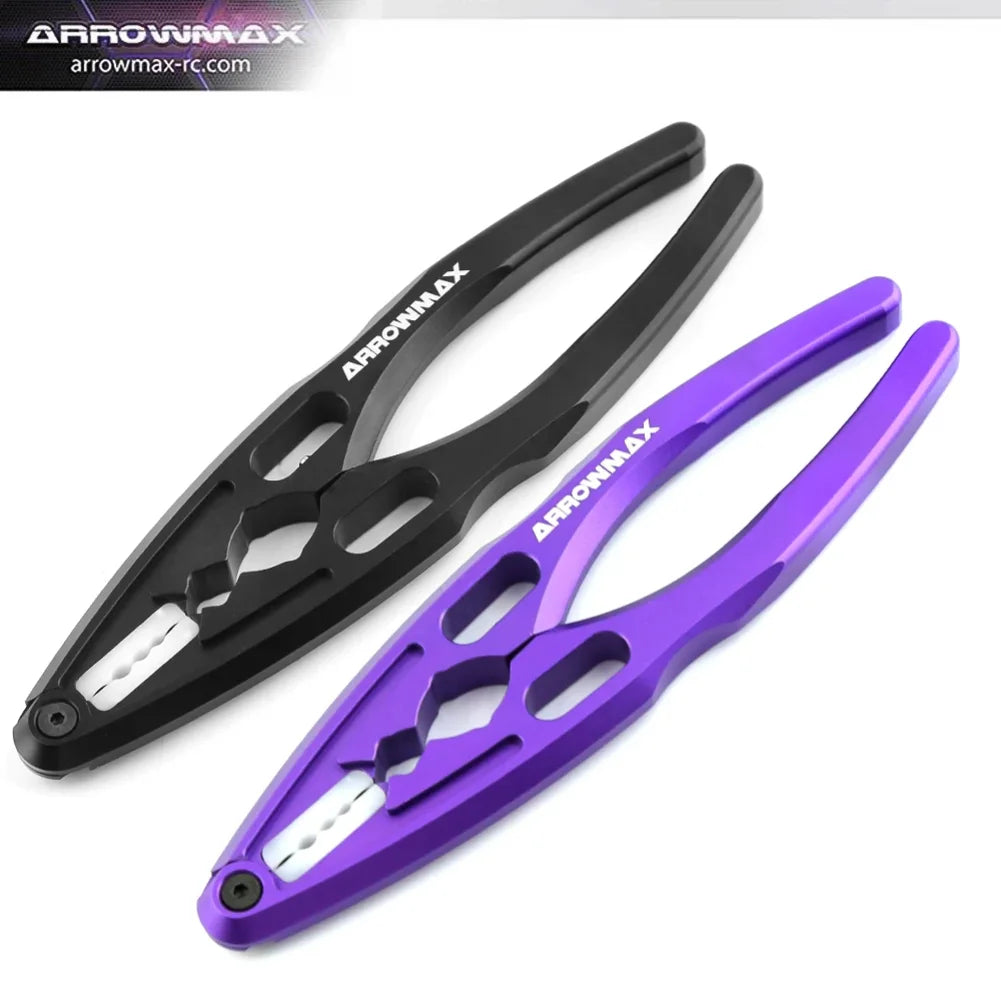 1pc 6 IN 1 Metal Shock Absorber Pliers Rod Ball Clamp Multi-function Tool for 1/8 1/10 RC Crawler Car 94111 Traxxas Axial XV01 Zpaxo