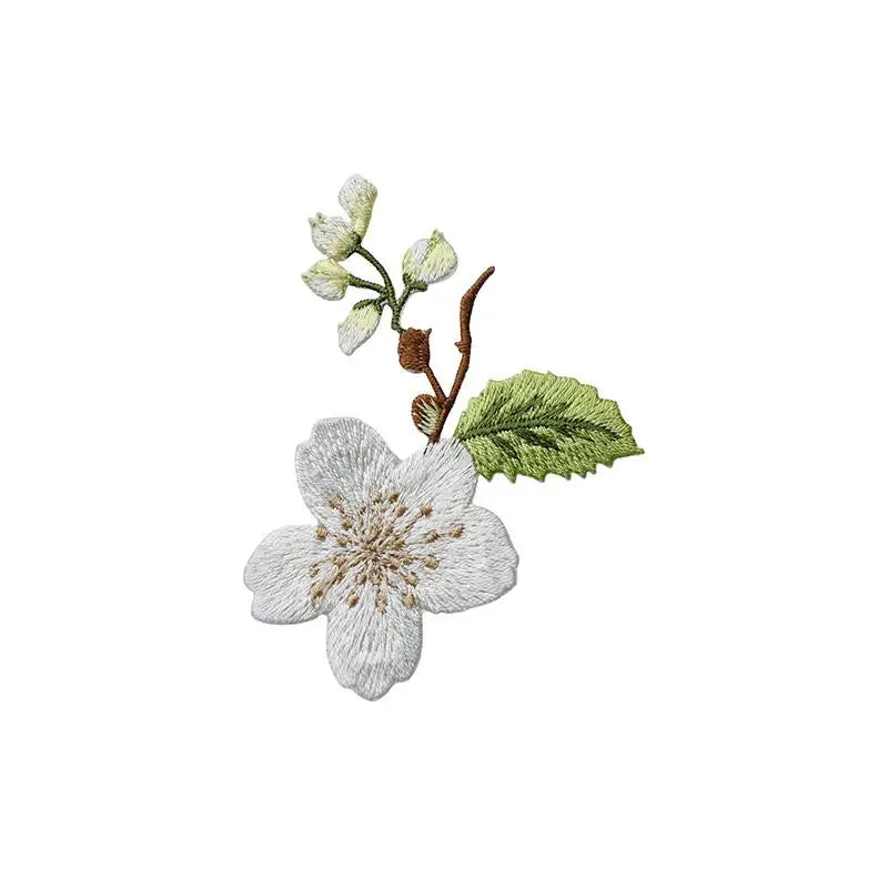 Jacket Jeans Craft Accessories Flower Embroidery Patch Iron Elegant