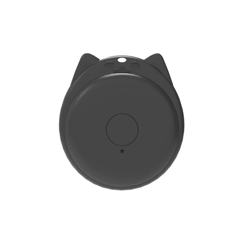 Mini GPS Tracker Locator AntiLost Alarm Wallet Keychain Smart Tag Bluetooth Tracer Keychain Dog Pet Child Bag Tracker Key Finder Zpaxo Black-C
