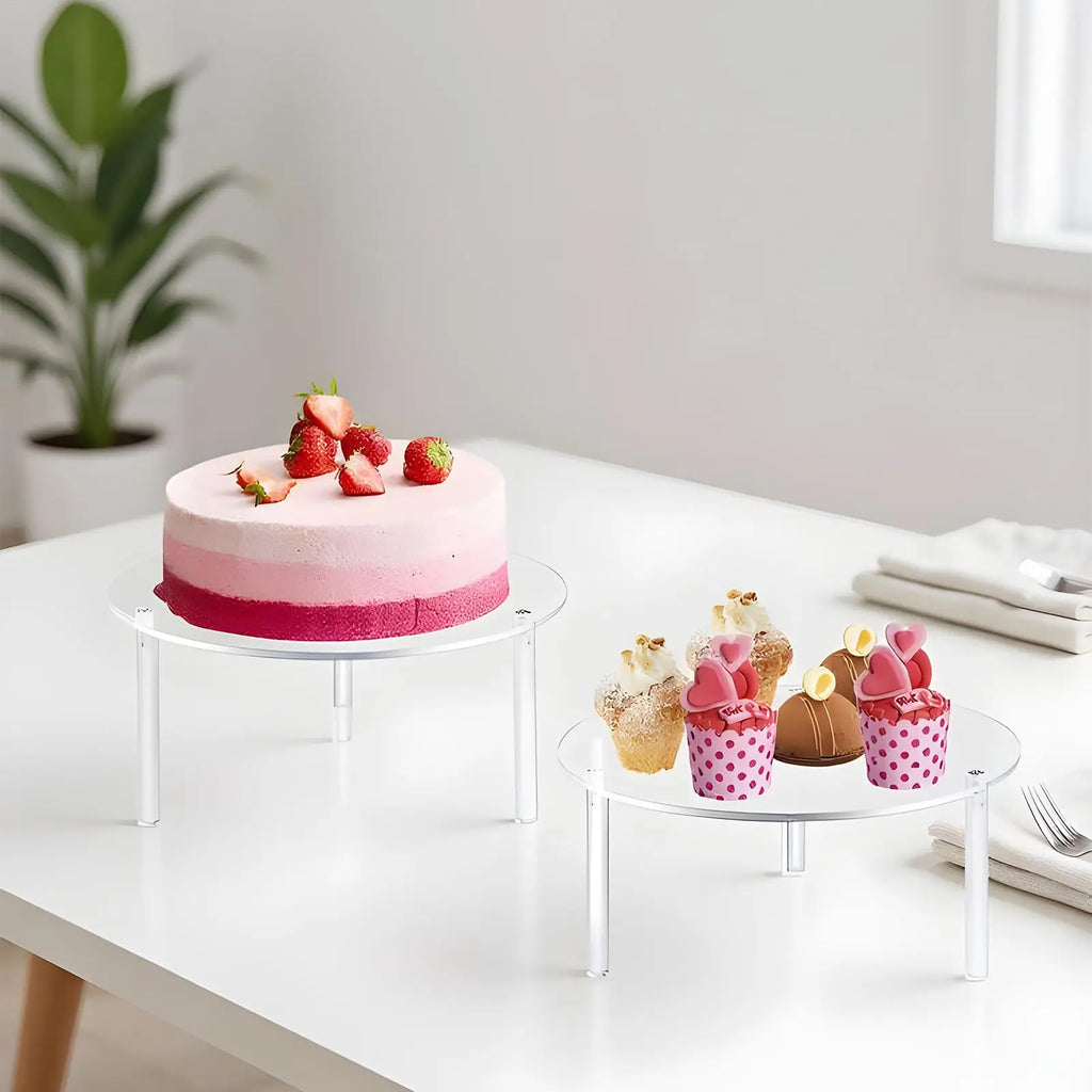 Cupcake Stand 3 Serving Dessert Display Holder Acrylic Birthday Cake