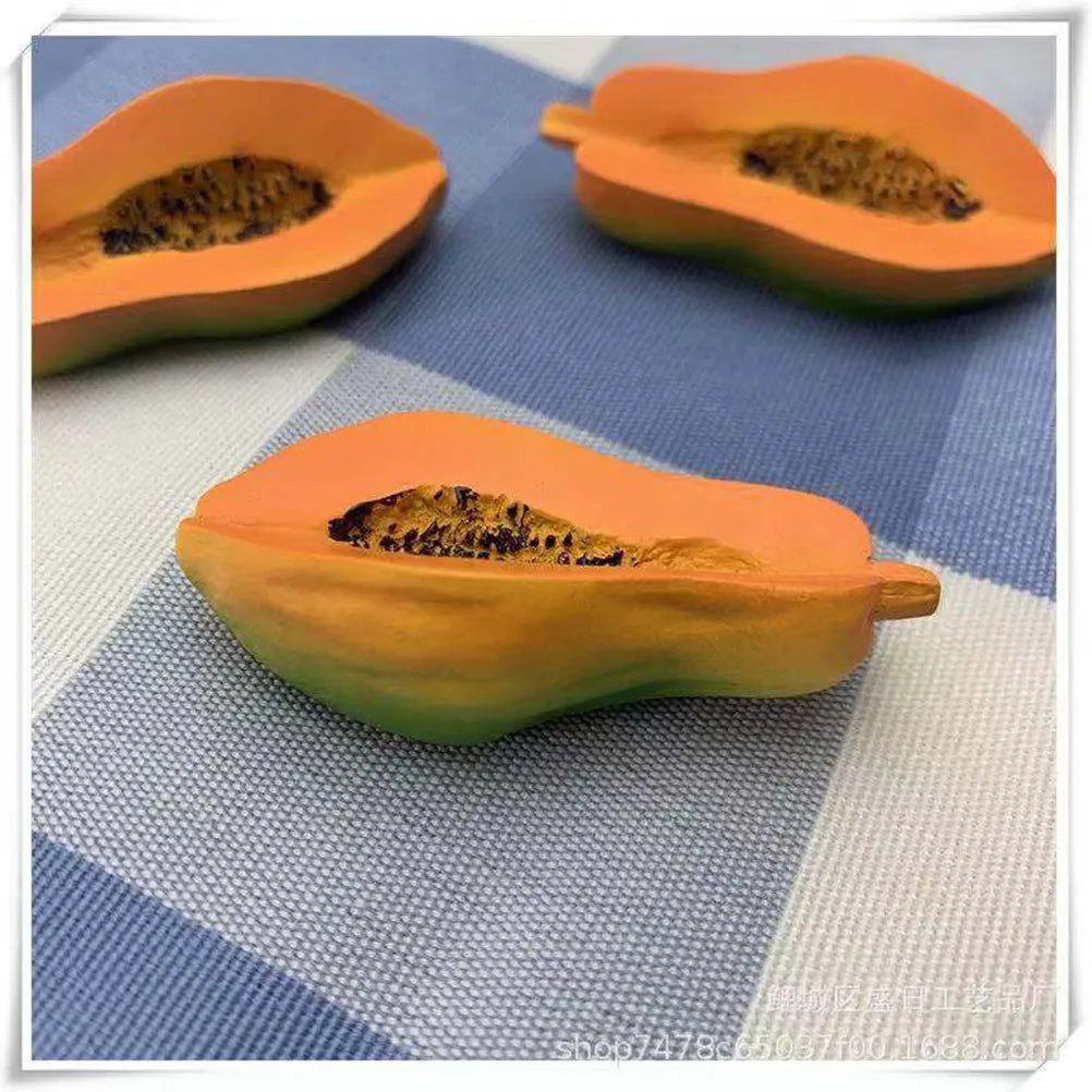 Simulation Fruit Refrigerator Magnets Premium Resin Material Non