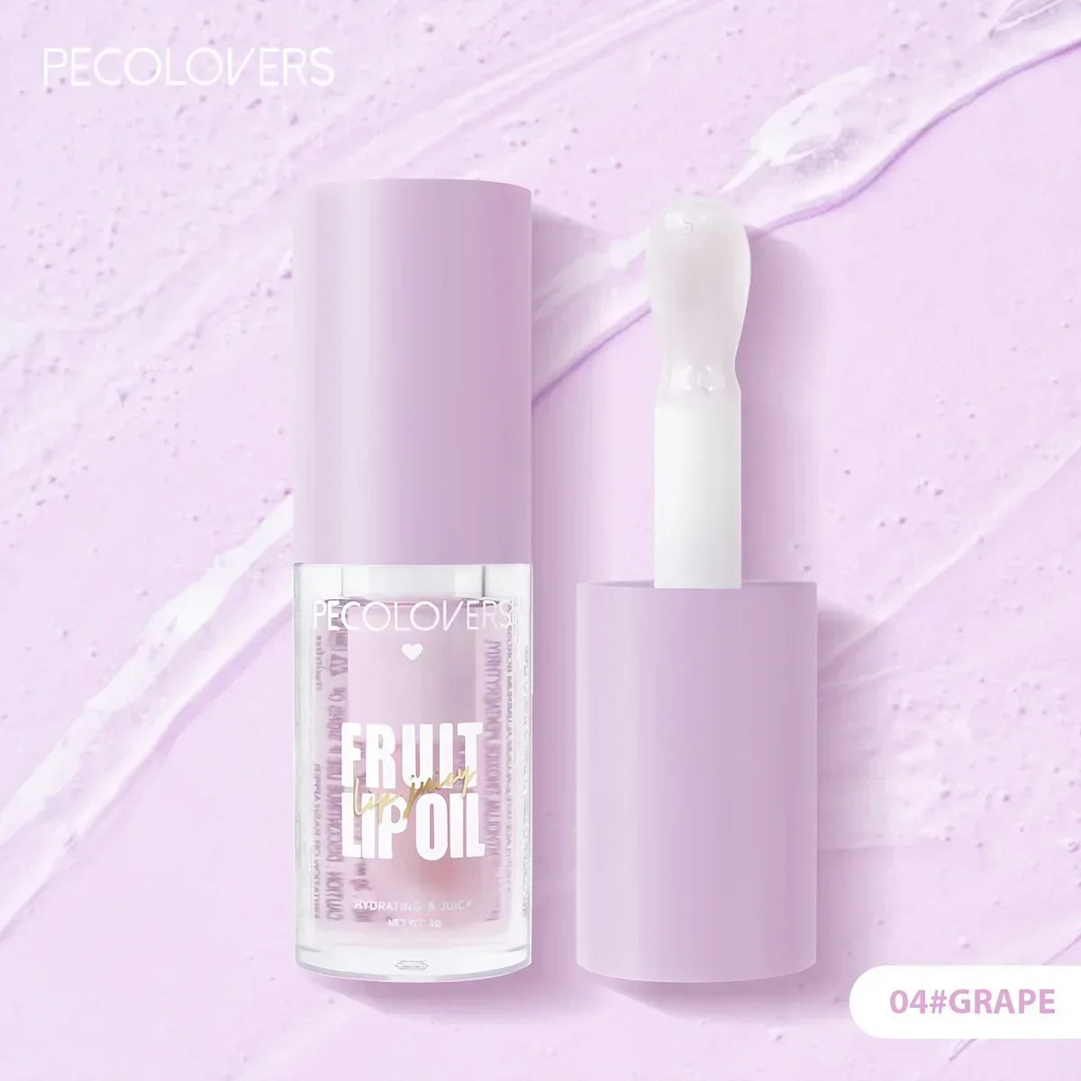 BIG Fruit Lip Oil Lip Enhancer Plumper Big Brush Moisturising Clear Lip Gloss Sexy Lip Makeup Care Cosmetics for Women Girl Lady Zpaxo 04