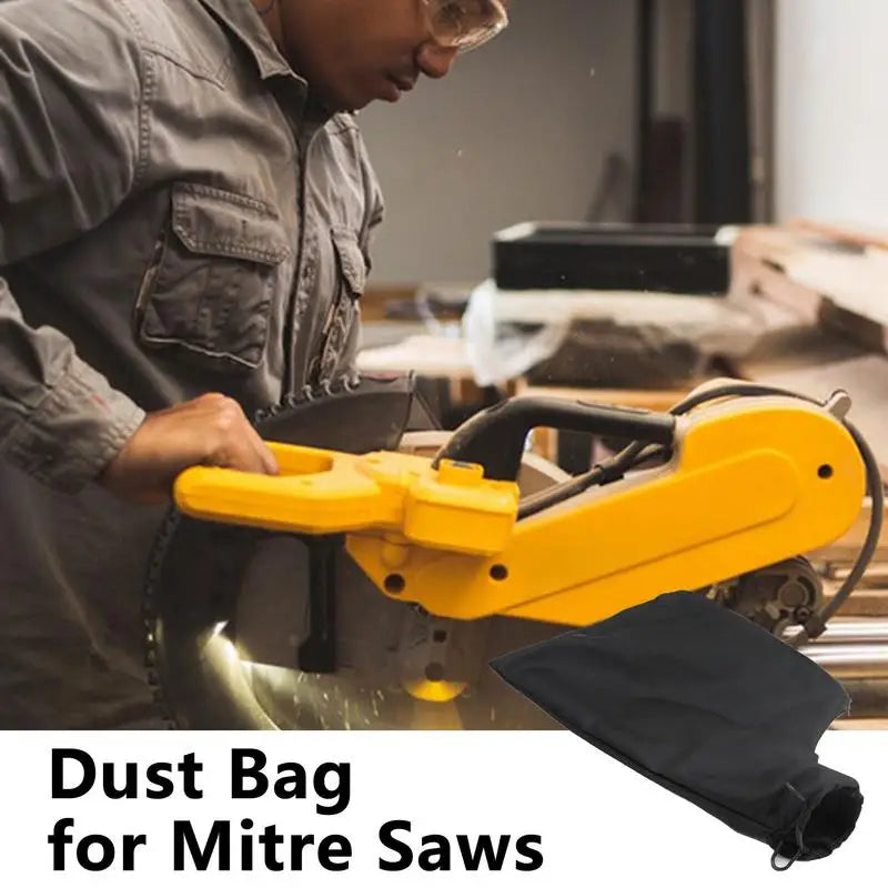Table Saw Dust Bag Aluminum Cutting Machine Outlet Zipper Miter