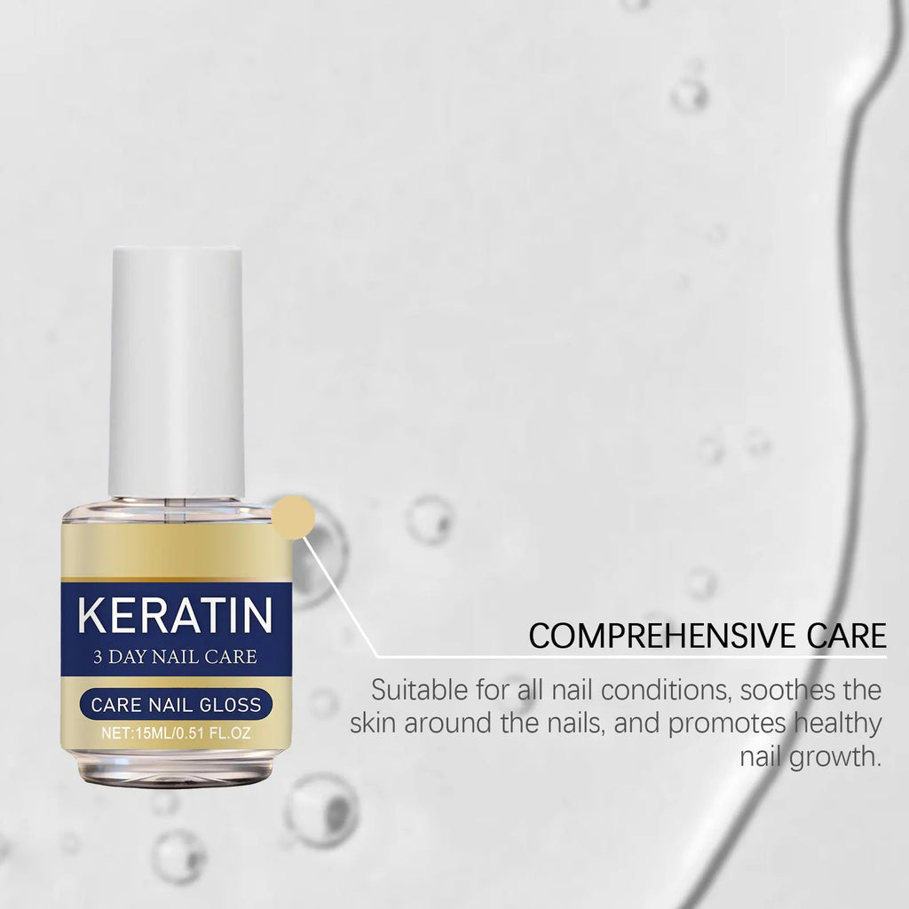 Keratin Nail Care Oil – Repair & Strengthen Brittle Nails (15ml) Nail Treatment Oil Zpaxo